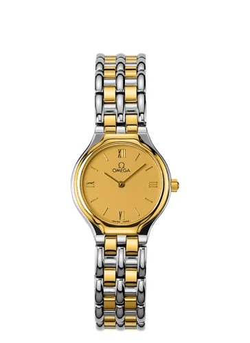 Omega - 4260.13.00 De Ville Symbol 23.5 Stainless Steel / Yellow Gold  / Champagne / Bracelet