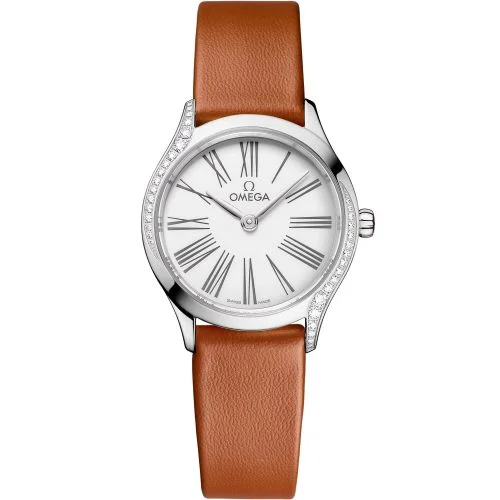 Omega - 428.17.26.60.04.004 Mini Trésor Quartz 26 Stainless Steel - Diamond / White Enamel
