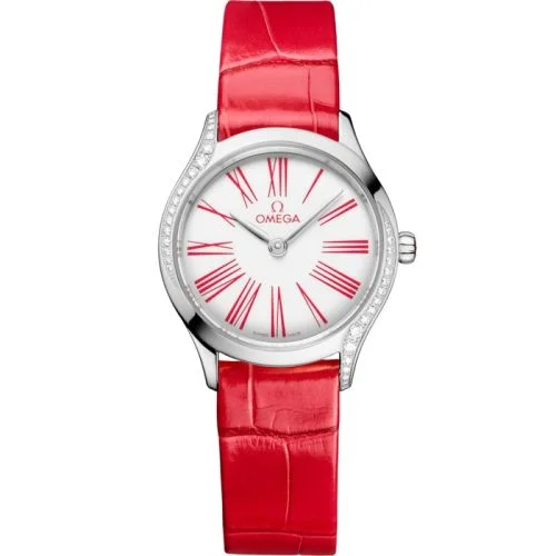 Omega - 428.18.26.60.04.003 Mini Trésor Quartz 26 Stainless Steel - Diamond / White Enamel