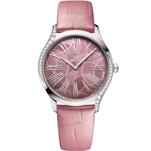 Omega - 428.18.36.60.10.001 De Ville Trésor 36 Stainless Steel / Pink - Lotus / Alligator
