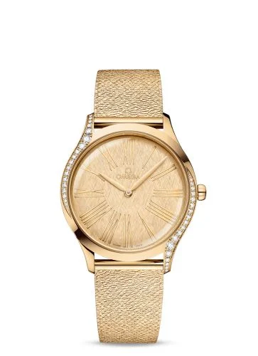 Omega - 428.55.36.60.99.001 De Ville Trésor 36 Moonshine Gold / Moonshine Silk / Mesh