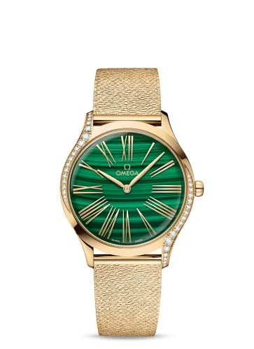 Omega - 428.55.36.60.99.003 De Ville Trésor 36 Moonshine Gold / Malachite / Bracelet