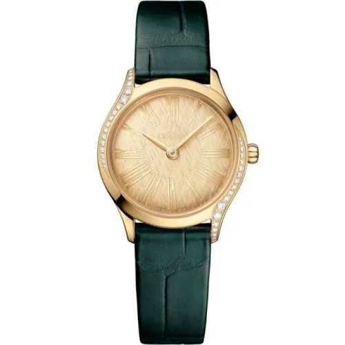 Omega - 428.58.26.60.99.001 Mini Trésor Quartz 26 Moonshine Gold - Diamond / Moonshine Gold