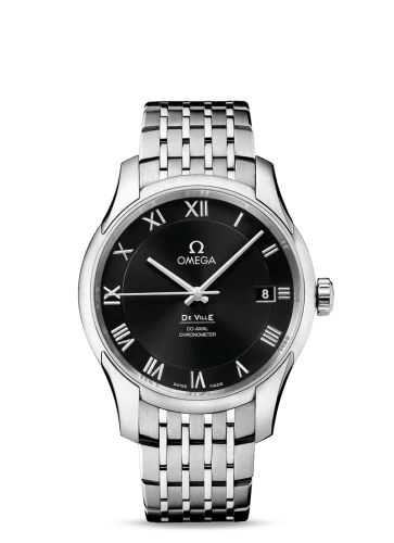 Omega - 431.10.41.21.01.001 De Ville Co-Axial 41 Stainless Steel / Black / Bracelet