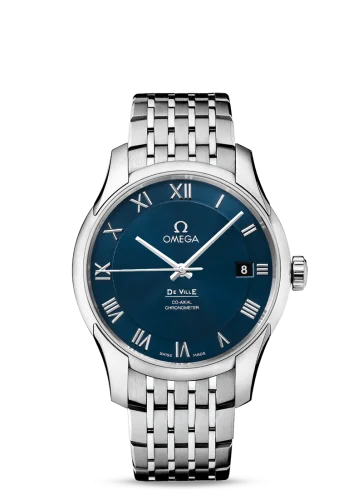 Omega - 431.10.41.21.03.001 De Ville Co-Axial 41 Stainless Steel / Blue / Bracelet