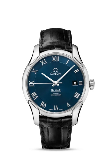 Omega - 431.13.41.21.03.001 De Ville Co-Axial 41 Stainless Steel / Blue