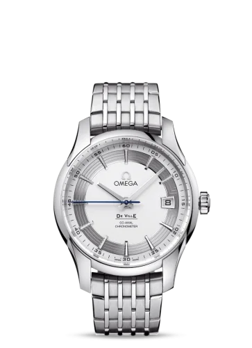 Omega - 431.30.41.21.02.001 De Ville Hour Vision Co-Axial Stainless Steel / Silver / Bracelet