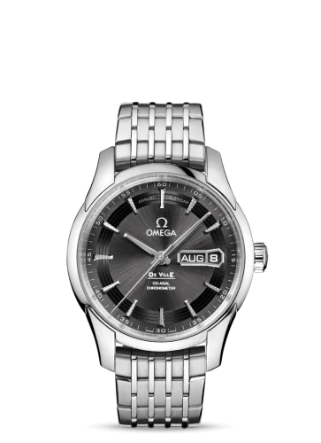 Omega - 431.30.41.22.06.001 De Ville Hour Vision Co-Axial Annual Calendar Stainless Steel / Slate / Bracelet