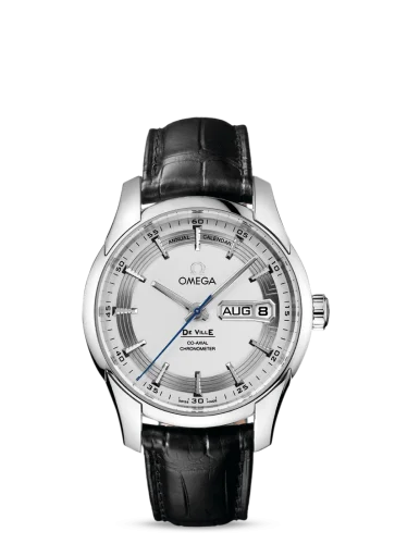 Omega - 431.33.41.22.02.001 De Ville Hour Vision Co-Axial Annual Calendar Stainless Steel / Silver / Alligator
