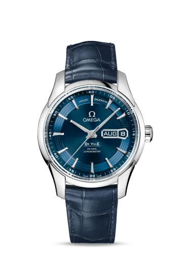 Omega - 431.33.41.22.03.001 De Ville Hour Vision Co-Axial Annual Calendar Stainless Steel / Blue / Orbis