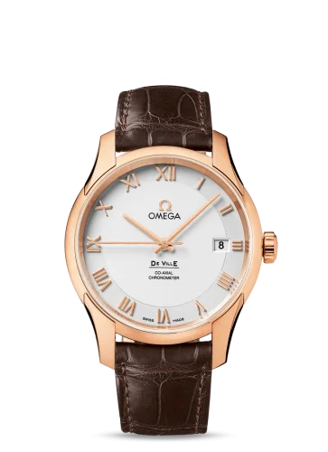Omega - 431.53.41.21.02.001 De Ville Co-Axial 41 Red Gold / Silver