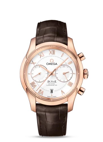 Omega Omega - 431.53.42.51.02.001 De Ville Co-Axial 42 Chronograph Red Gold / Silver