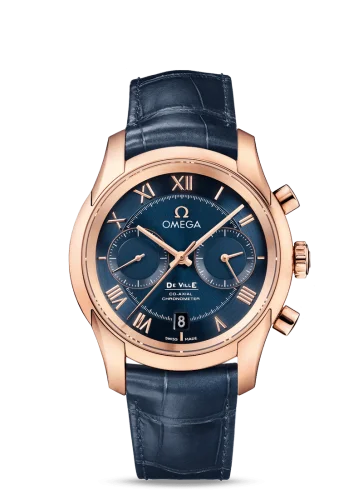 Omega - 431.53.42.51.03.001 De Ville Co-Axial 42 Chronograph Red Gold / Blue