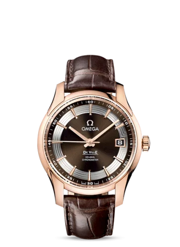 Omega - 431.63.41.21.13.001 De Ville Hour Vision Co-Axial Red Gold / Brown