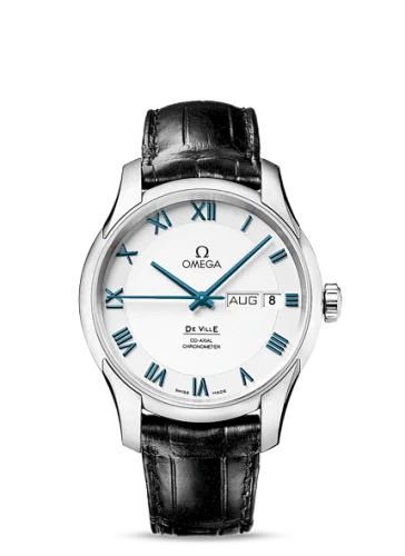 Omega - 431.93.41.22.04.001 De Ville Co-Axial Annual Calendar Platinum / White