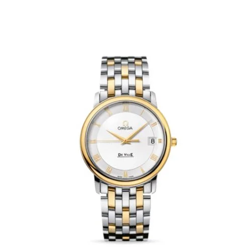 Omega - 4310.32.00 De Ville Prestige Quartz 34.4 Stainless Steel / Yellow Gold / Silver / Bracelet
