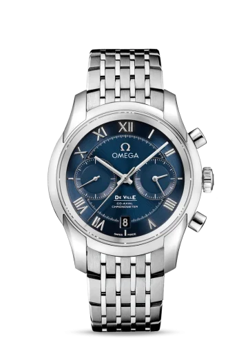 Omega - 431.10.42.51.03.001 De Ville Co-Axial 42 Chronograph Stainless Steel / Blue / Bracelet