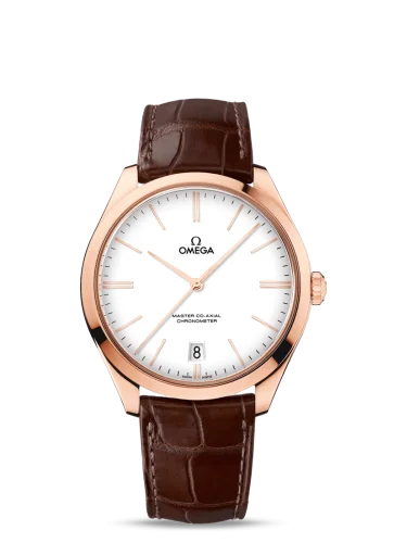 Omega - 432.53.40.21.04.001 De Ville Trésor Master Co-Axial Sedna Gold / White Enamel