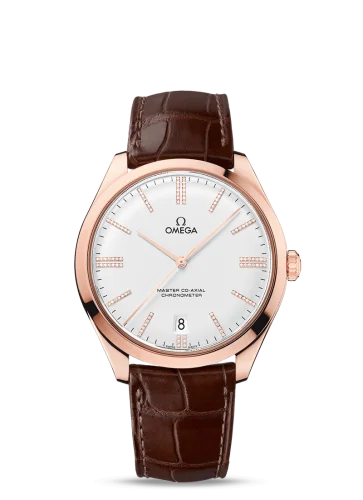 Omega - 432.53.40.21.52.002 De Ville Trésor Master Co-Axial Sedna Gold / Silver Diamond