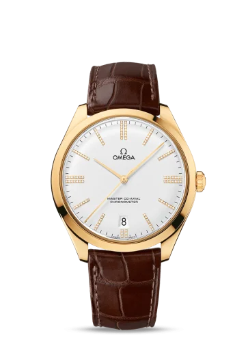 Omega - 432.53.40.21.52.003 De Ville Trésor Master Co-Axial Yellow Gold / Silver Diamond
