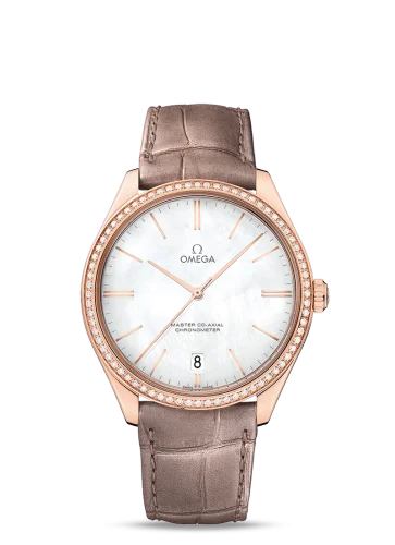 Omega - 432.58.40.21.05.003 De Ville Trésor Master Co-Axial Sedna Gold / Diamond / MOP