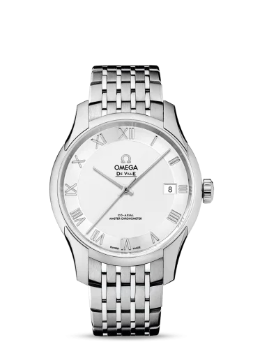 Omega - 433.10.41.21.02.001 De Ville Hour Vision Master Chronometer Stainless Steel / Silver / Bracelet