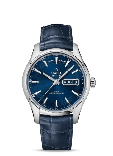 Omega Omega - 433.33.41.22.03.001 De Ville Hour Vision Master Chronometer Annual Calendar Stainless Steel / Blue