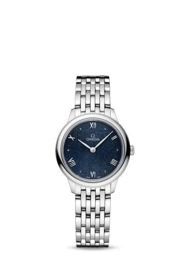 Omega - 434.10.28.60.03.002 De Ville Quartz 27.5 Stainless Steel / Blue / Bracelet