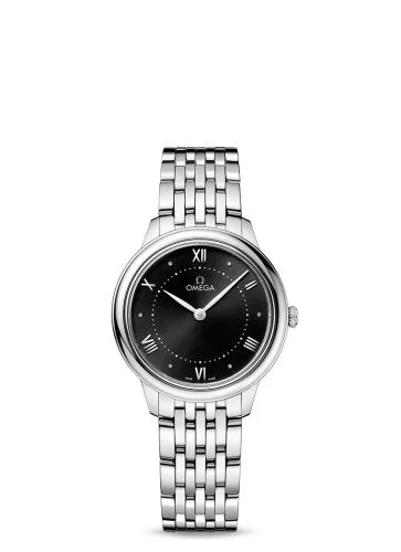 Omega - 434.10.30.60.01.001 De Ville Quartz 30 Stainless Steel / Black / Bracelet