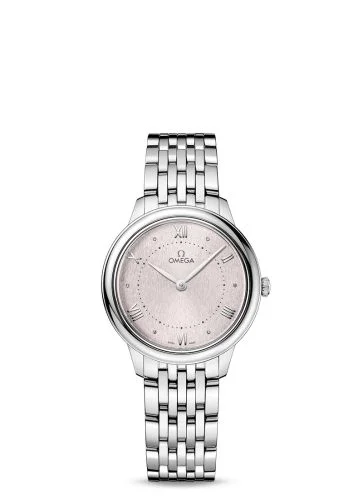 Omega - 434.10.30.60.02.001 De Ville Quartz 30 Stainless Steel / Rose / Bracelet