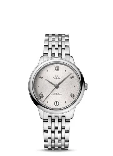 Omega - 434.10.34.20.02.001 De Ville Master Chronometer 34 Stainless Steel / Silver / Bracelet