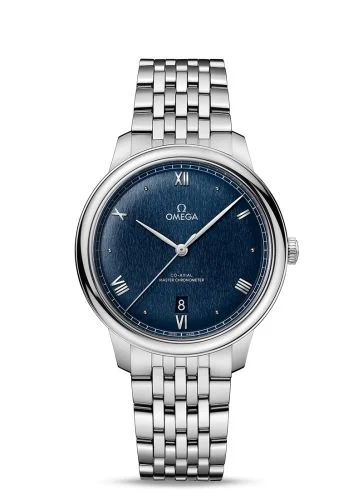 Omega - 434.10.40.20.03.001 De Ville Master Chronometer Stainless Steel / Blue / Bracelet