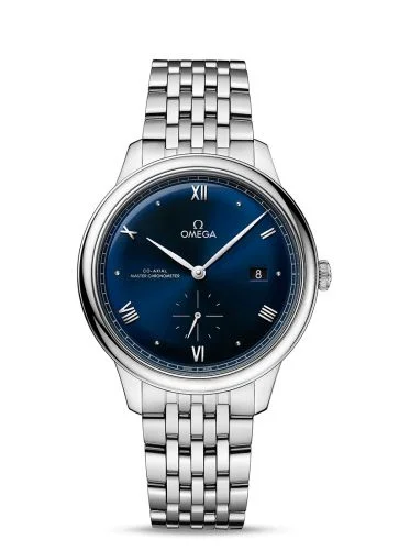 Omega - 434.10.41.20.03.001 De Ville Small Seconds Master Chronometer Stainless Steel / Blue / Bracelet