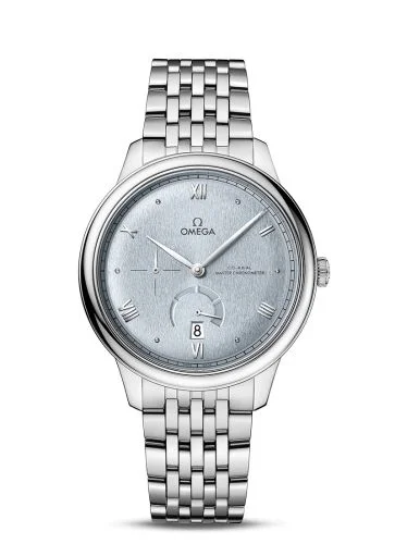 Omega De Ville Power Reserve Master Chronometer Stainless Steel / Ice Blue / Bracelet
