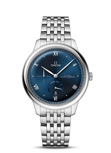 Omega De Ville Power Reserve Master Chronometer Stainless Steel / Blue / Bracelet