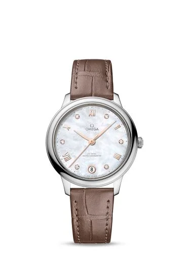 Omega - 434.13.34.20.55.001 De Ville Master Chronometer 34 Stainless Steel / MOP - Diamond