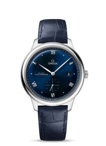 Omega - 434.13.41.20.03.001 De Ville Small Seconds Master Chronometer Stainless Steel / Blue