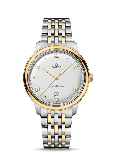 Omega - 434.20.40.20.02.002 De Ville Master Chronometer Stainless Steel - Yellow Gold / Silver / Bracelet