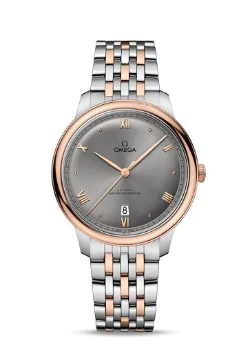 Omega - 434.20.40.20.06.001 De Ville Master Chronometer Stainless Steel - Sedna Gold / Grey / Bracelet