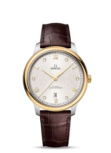 Omega - 434.23.40.20.52.001 De Ville Master Chronometer Stainless Steel - Yellow Gold / Silver - Diamond