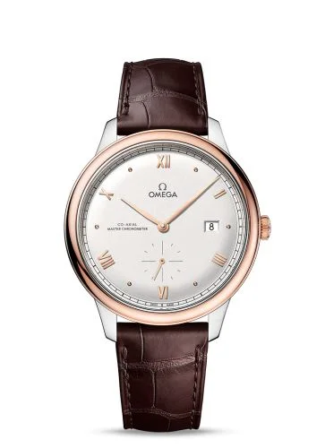 Omega - 434.23.41.20.02.001 De Ville Small Seconds Master Chronometer Stainless Steel - Sedna Gold / Silver