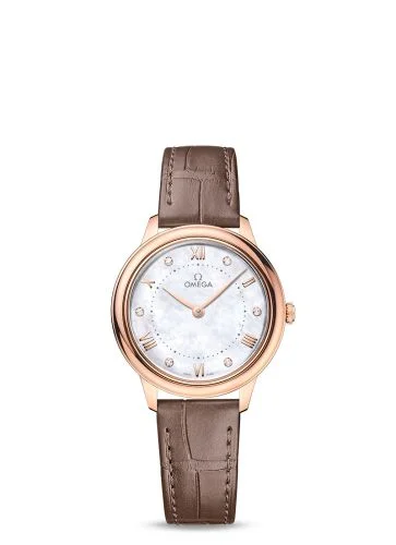 Omega - 434.53.30.60.55.001 De Ville Quartz 30 Sedna Gold / MOP - Diamond