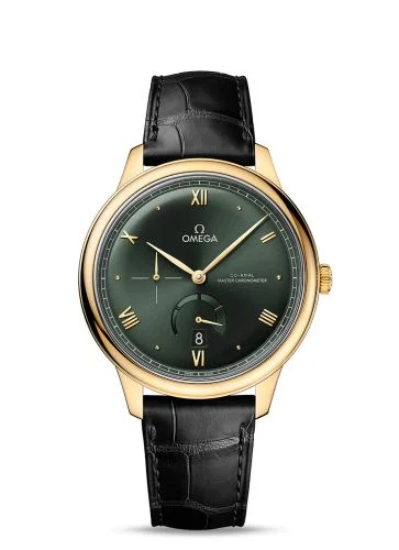 Omega De Ville Power Reserve Master Chronometer Yellow Gold / Green