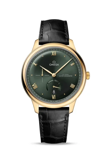 Omega Omega - 434.53.41.21.10.001 De Ville Power Reserve Master Chronometer Yellow Gold / Green