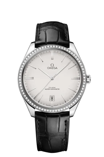 Omega De Ville Trésor Master Chronometer Stainless Steel / Diamond / Silver