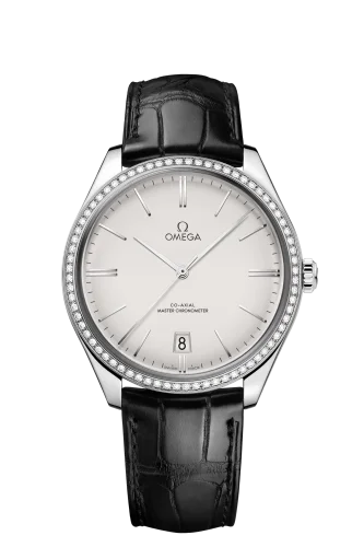 Omega Omega - 435.18.40.21.02.001 De Ville Trésor Master Chronometer Stainless Steel / Diamond / Silver