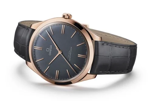 Omega Omega - 435.53.40.21.06.001 De Ville Trésor Master Chronometer Sedna Gold / Grey Enamel