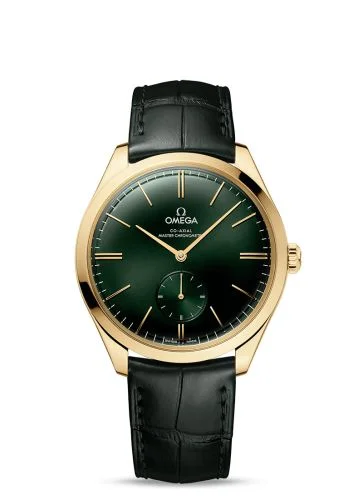 Omega - 435.53.40.21.10.001 De Ville Trésor Master Chronometer Small Seconds Yellow Gold / Green