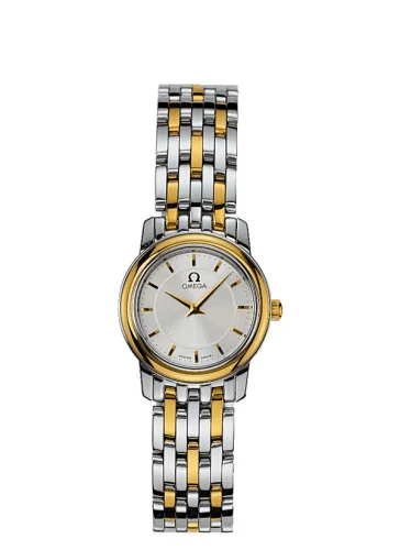Omega - 4370.31.00 De Ville Prestige Quartz 22 Stainless Steel / Yellow Gold / Silver / Bracelet