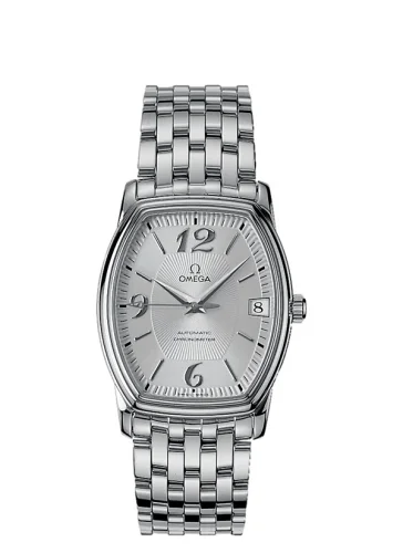 Omega - 4503.31.00 De Ville Prestige Automatic 31.2 Tonneau Stainless Steel / Silver / Bracelet